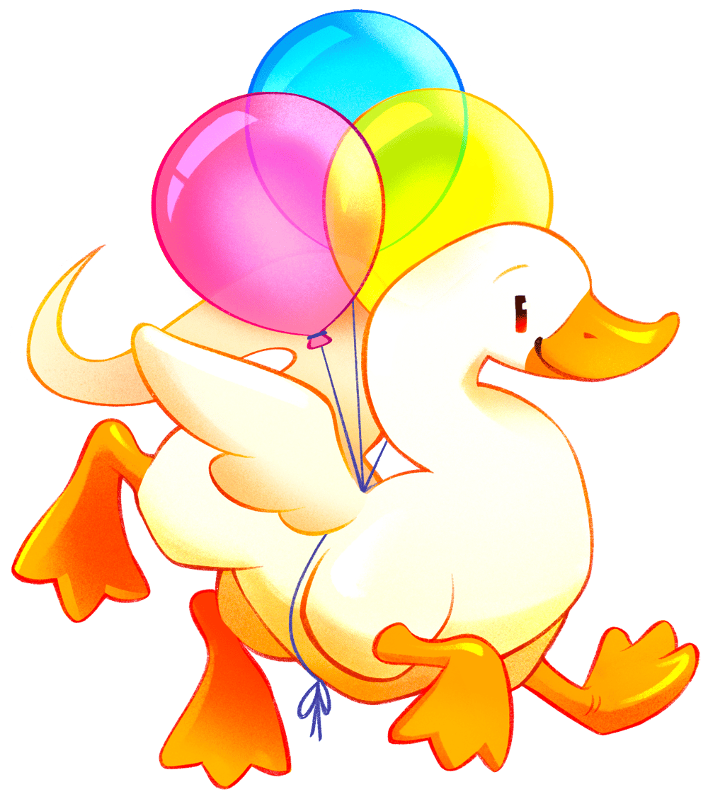 Butter Balloon - Jumbo Sticker