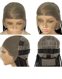 Image 4 of Braided cornrows for women,with Full lace.