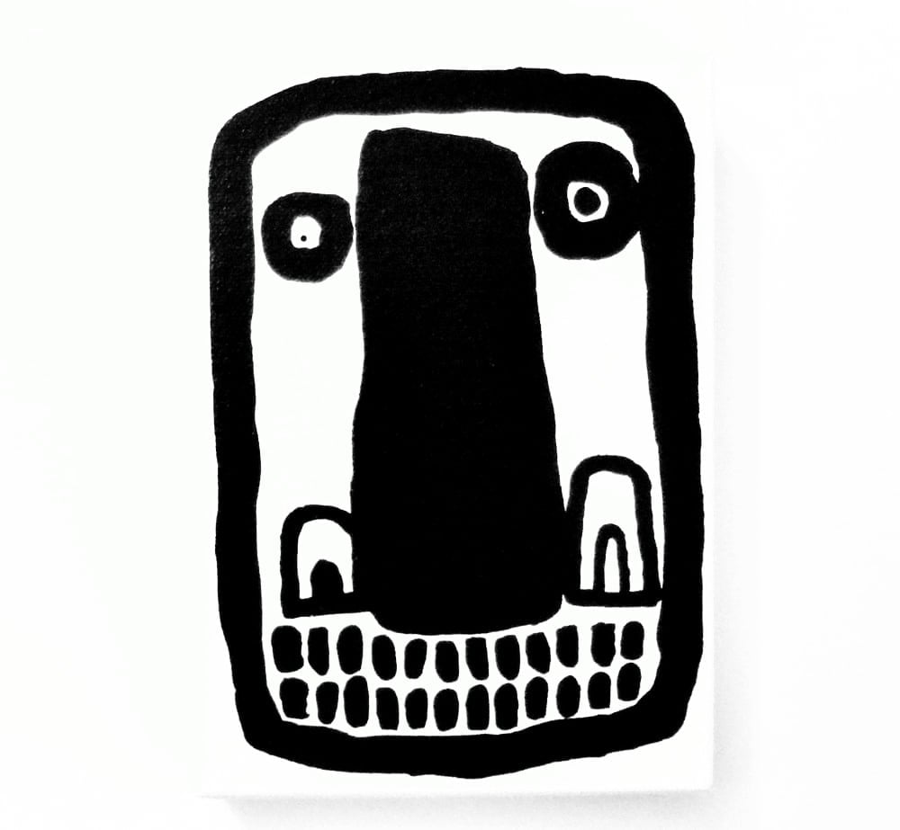 Image of FACE PAINTING - 5" X 7" CANVAS