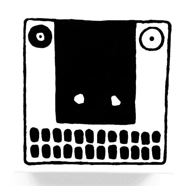 Image of FACE PAINTING - 5" X 5" CANVAS ...