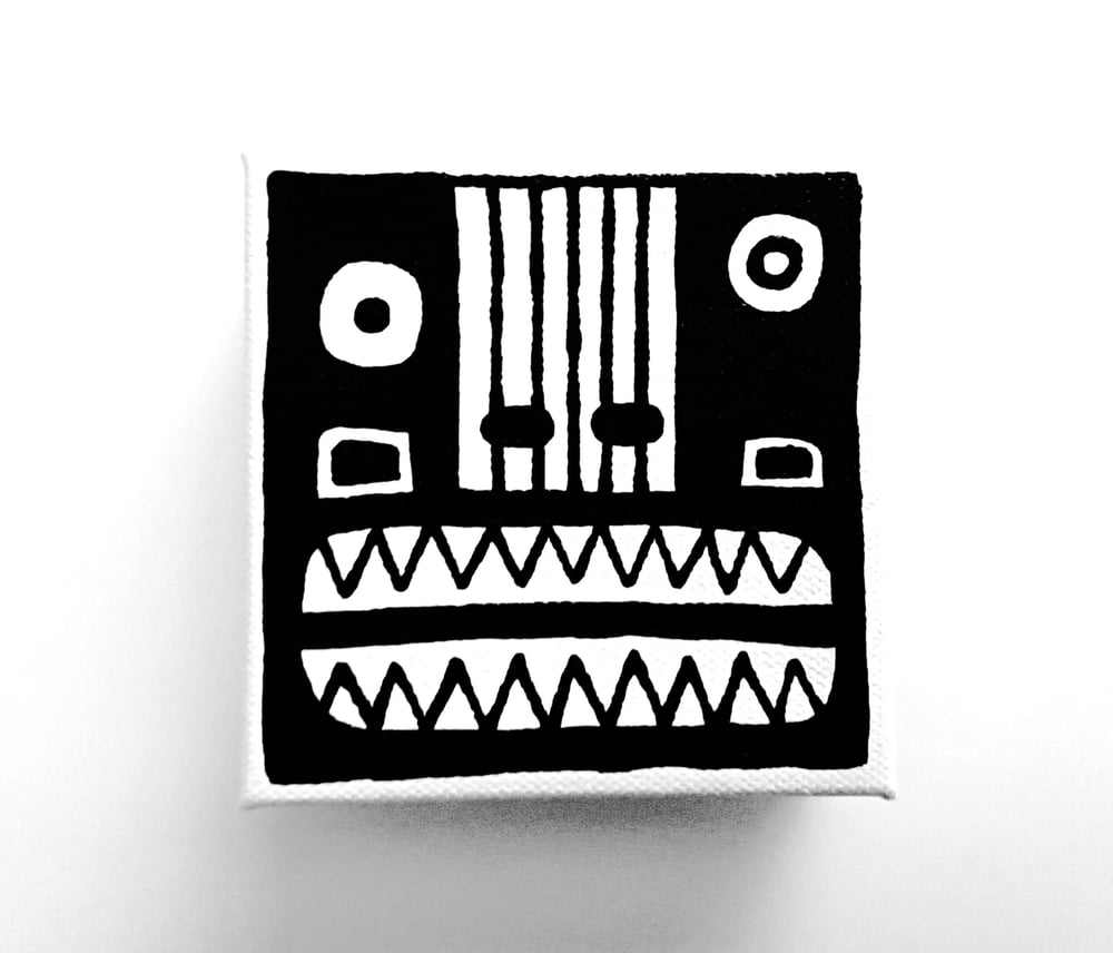 Image of FACE PAINTING - 4" X 4" CANVAS ......