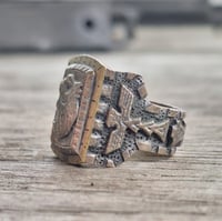 Image 3 of South American Warrior Thunderbird Ring, c. 1940s