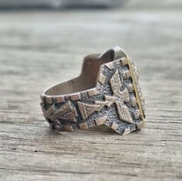 Image 2 of South American Warrior Thunderbird Ring, c. 1940s