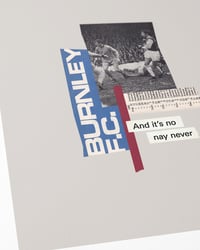 Image 2 of Burnley FC Vintage Programme Collage – Football Art Print – Series 2