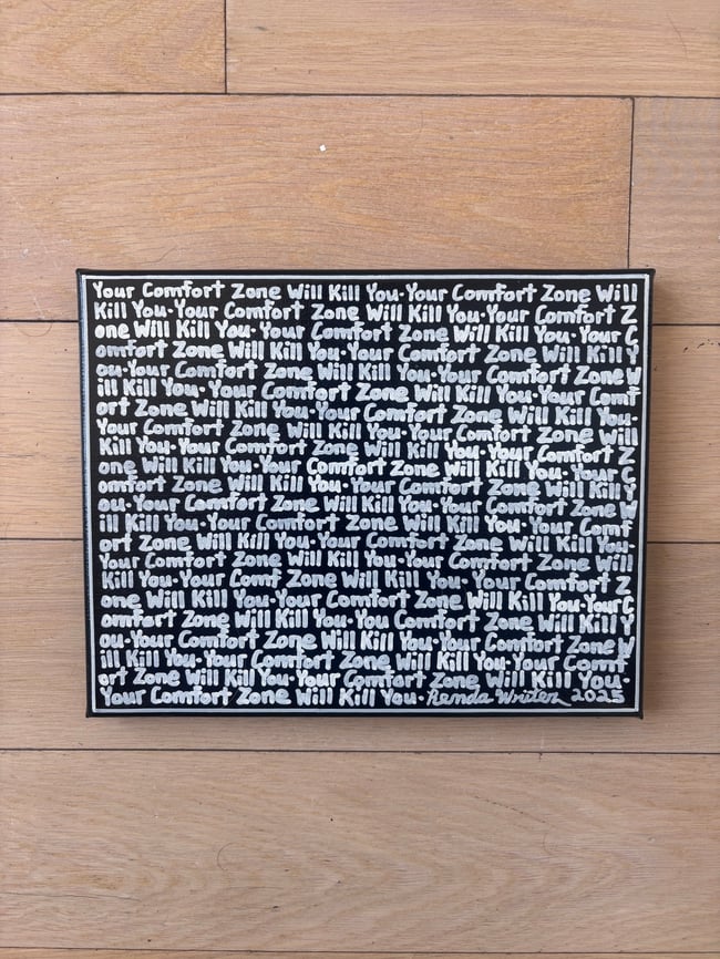 Small Print • YCZWKY • 10” x 8” Canvas Original