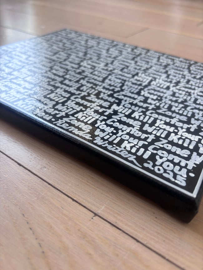 Small Print • YCZWKY • 10” x 8” Canvas Original