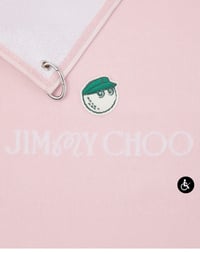 Image 3 of JIMMY CHOO X MALBON GOLF TOWEL PINK [2025]