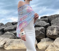 Image 3 of Poncho | Blue Floral