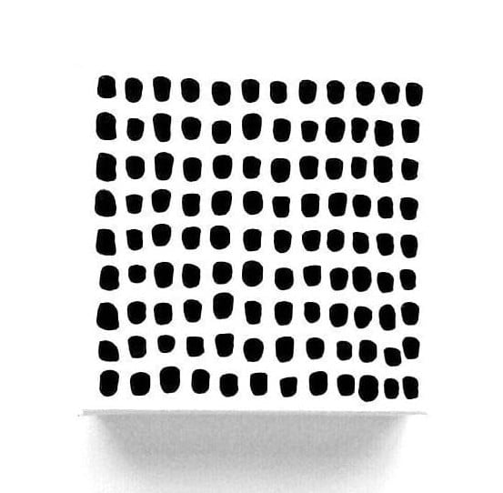 Image of pOLka dOt raindrOps - 5" X 5" CANVAS