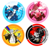 [PRE-ORDER] Persona 3/4/5 Protagonist Bottle Cap Pins & Stickers
