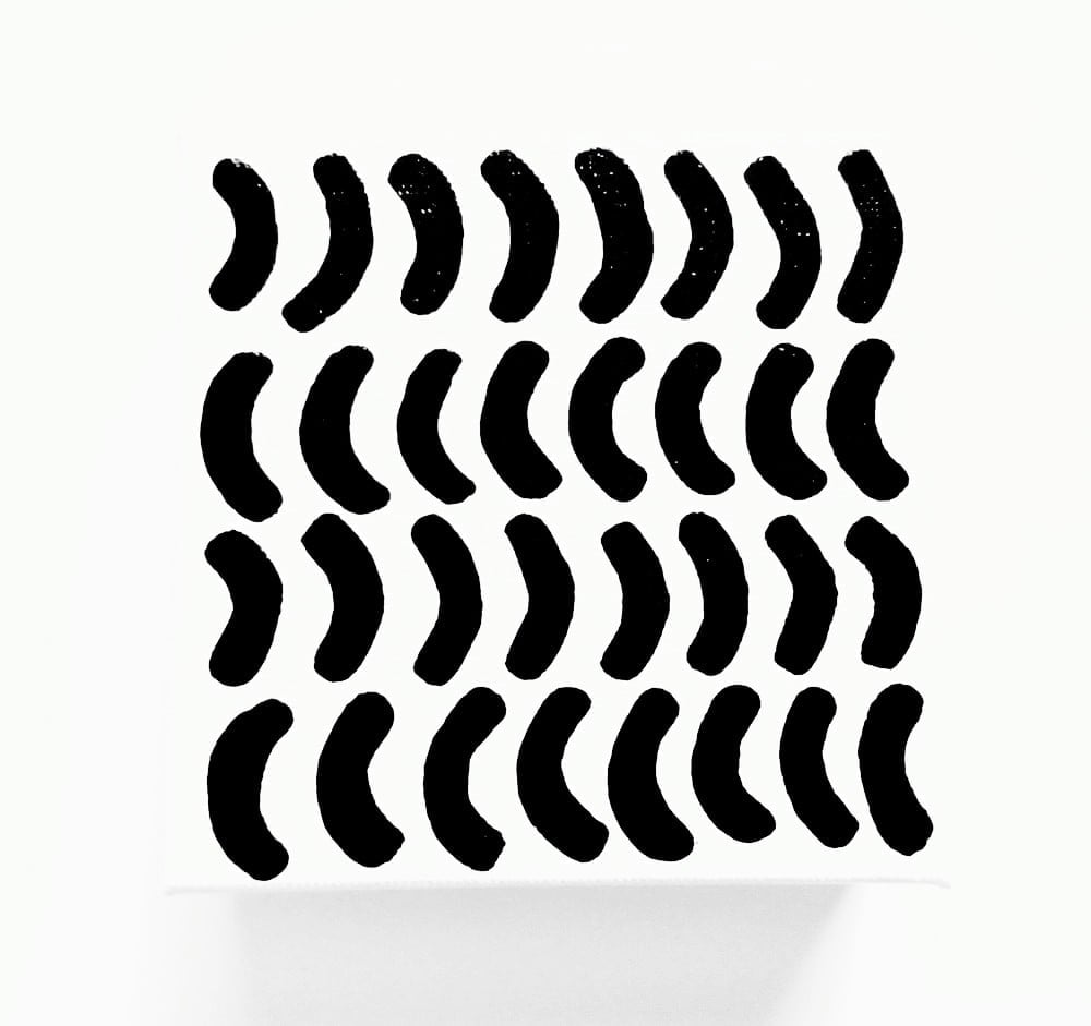 Image of ))) BoOMeRaNG ((( - 5" X 5" CANVAS