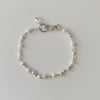 mini pearl wire bracelet