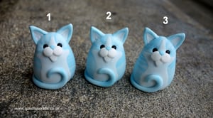 Wee Rainbow Tabby Cat (Blue)