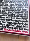 Small Print • YCZWKY • 8” x 8” Canvas Original
