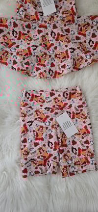 Image 5 of Beauty bell top and bike shorts 