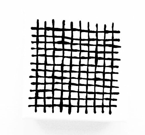 Image of dOWNtOWN - 4" X 4" CANVAS .