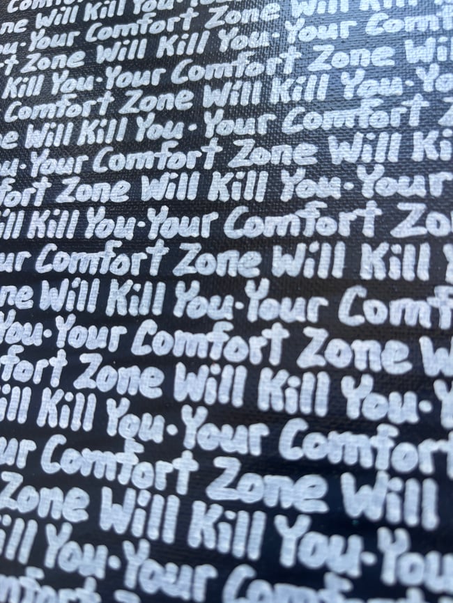 Small Print • YCZWKY #2 • 8” x 8” Canvas Original