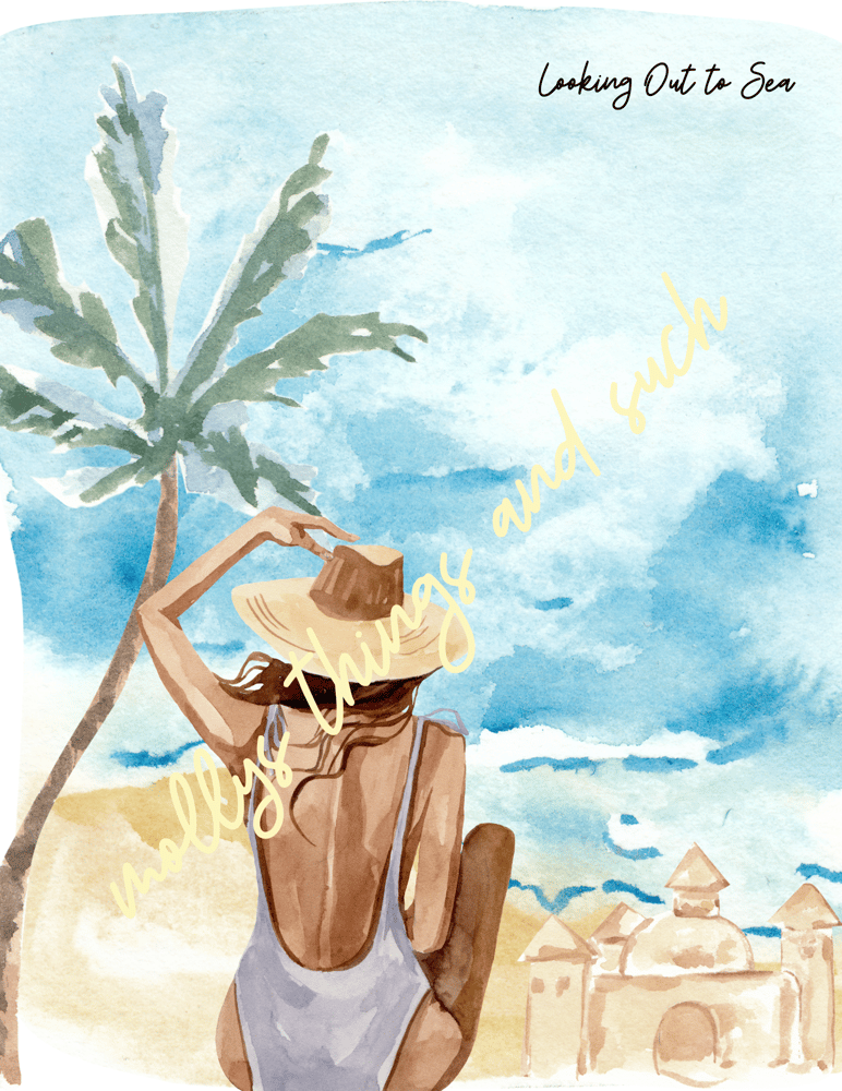 Image of Looking Out to Sea Art Print