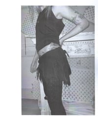 Image 1 of schwarz und rot crusty skirt micro