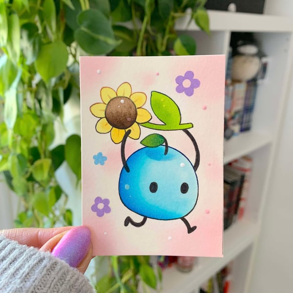 Image of MINI 2.5 x 3.5" Junimo ORIGINAL PAINTING [4]