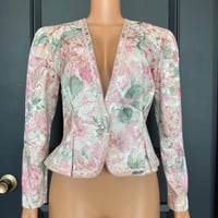 Image 1 of NAH NAH COLLECTIONS vintage floral blazer