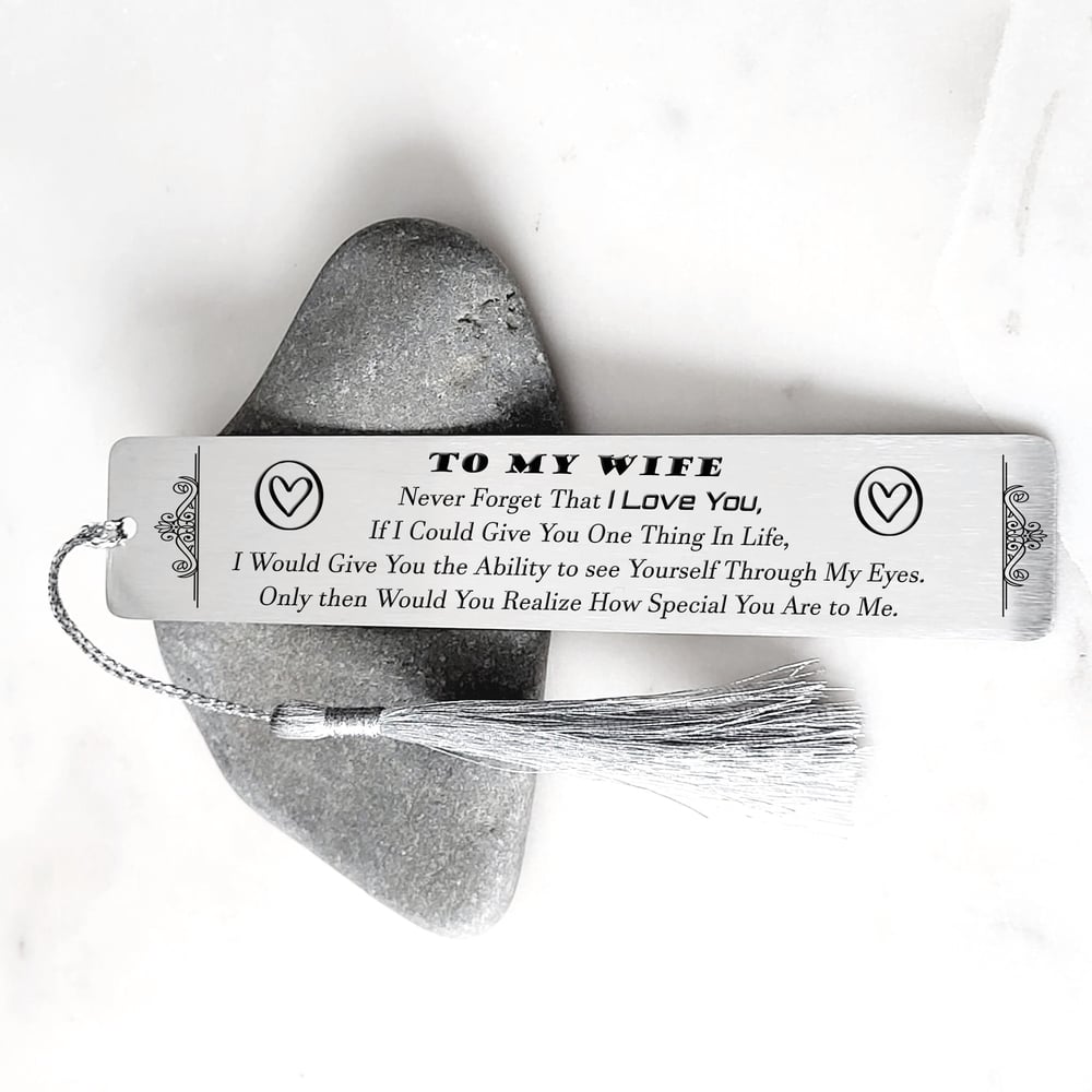 Image of Wife Bookmarks & Wife Gifts from Husband to Wife.