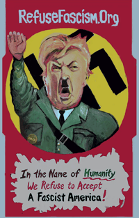 Image 2 of Trumpler Poster; set of 2 with "humanity" and "Trump Must Go NOW" slogans