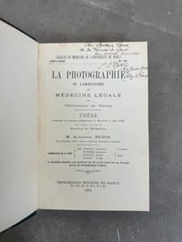 Image 17 of La Photographie au Laboratoire de Médecine Légale - Dr. Alphonse Bedin