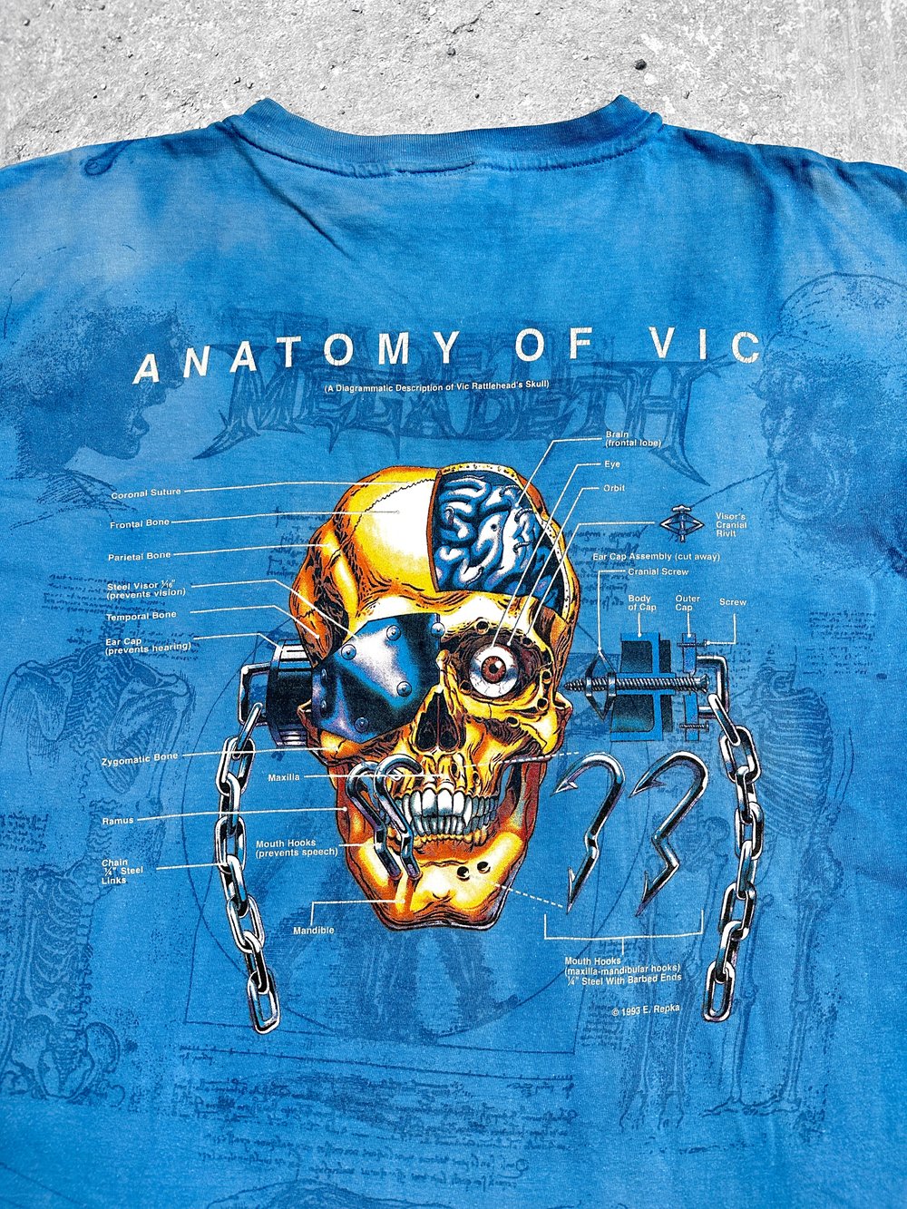 *Rare* Megadeth 1993 ‘Anatomy Of VIC’ AOP T-Shirt
