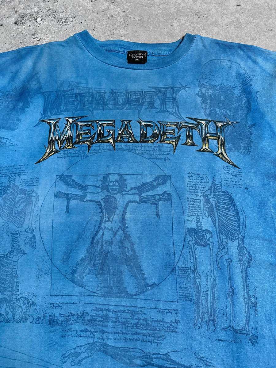 Rare* Megadeth 1993 'Anatomy Of VIC' AOP T-Shirt | NLVintage