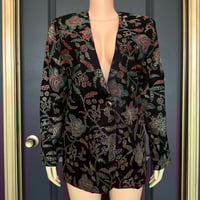 Image 1 of TRÈS PAQUETTE vintage velvet blazer