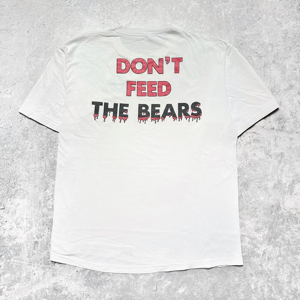 *Rare* M.O.D. 1987 ‘Don’t Feed The Bears’ White T-Shirt