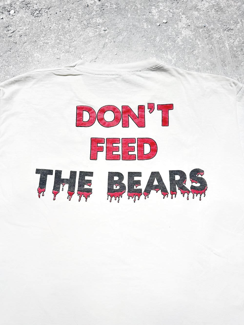 *Rare* M.O.D. 1987 ‘Don’t Feed The Bears’ White T-Shirt
