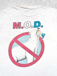 Image 4 of *Rare* M.O.D. 1987 ‘Don’t Feed The Bears’ White T-Shirt