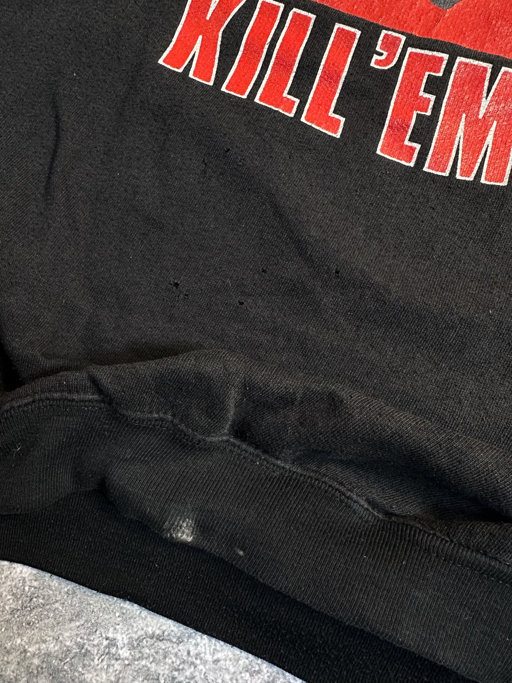 Metallica 1989 ‘Ride The Lightning/Kill ‘Em All’ Sweatshirt
