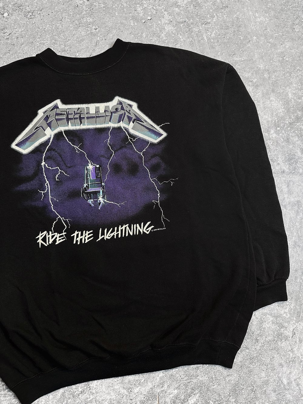 Metallica 1989 ‘Ride The Lightning/Kill ‘Em All’ Sweatshirt