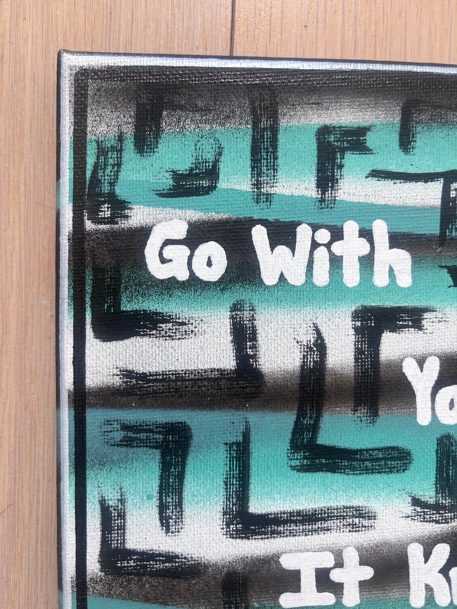 8” x 8” • Go with your gut. • Canvas Original • ON SALE