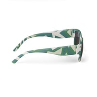 Image 3 of MSW Shards Shades Green/White