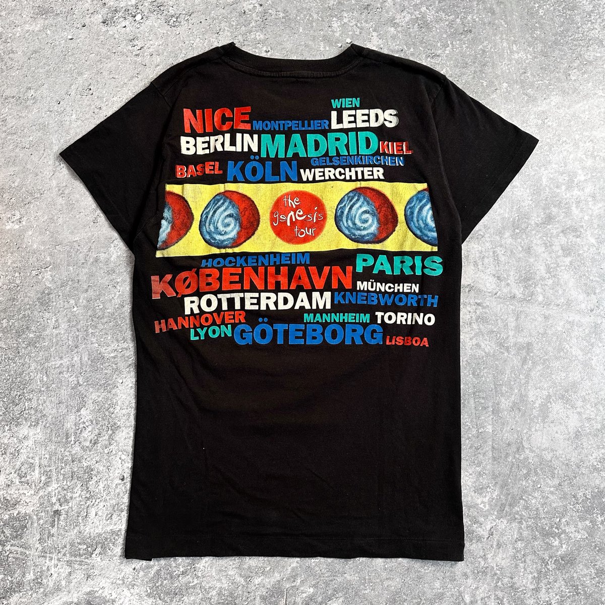 Genesis 1992 'European Tour' T-Shirt | NLVintage