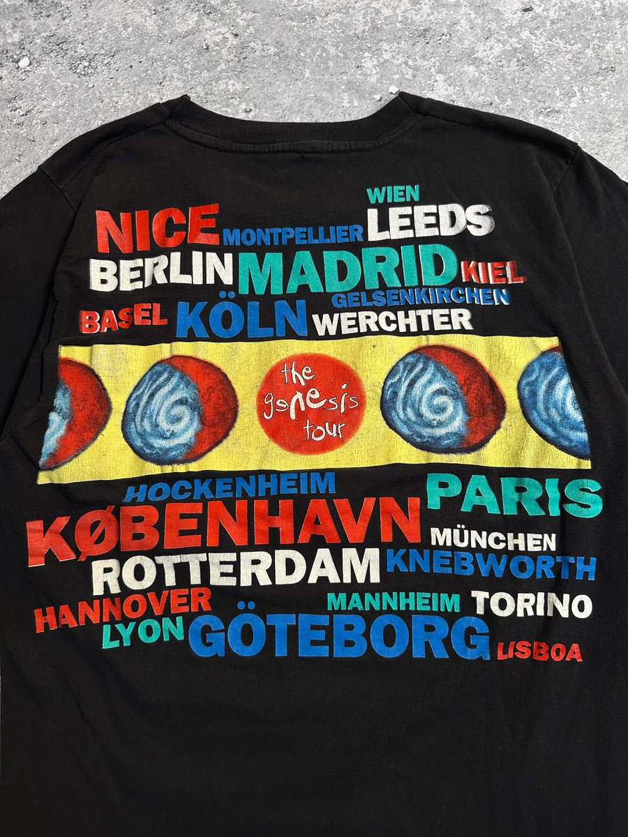 Genesis 1992 'European Tour' T-Shirt | NLVintage
