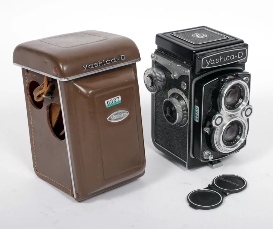 Image of Yashica D 6X6 TLR Camera with 80mm F3.5 lens + case #0327