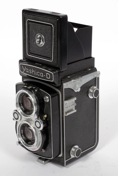 Image of Yashica D 6X6 TLR Camera with 80mm F3.5 lens + case #0327