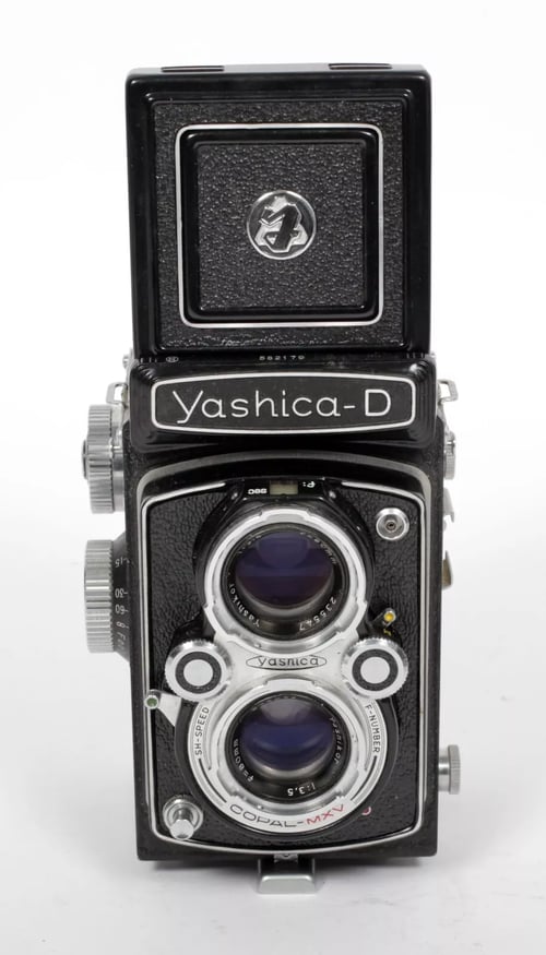 Image of Yashica D 6X6 TLR Camera with 80mm F3.5 lens + case #0327