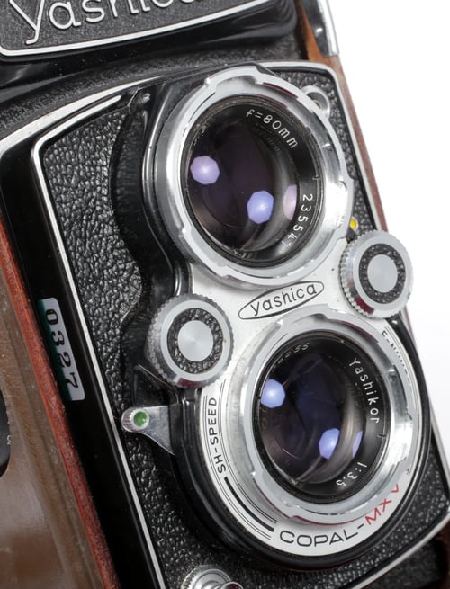 Image of Yashica D 6X6 TLR Camera with 80mm F3.5 lens + case #0327