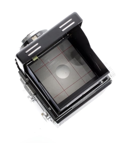 Image of Yashica D 6X6 TLR Camera with 80mm F3.5 lens + case #0327