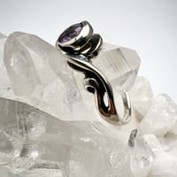 Image 2 of Amethyst and Sterling Silver Ring