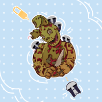 Springtrap+Soul Keychain