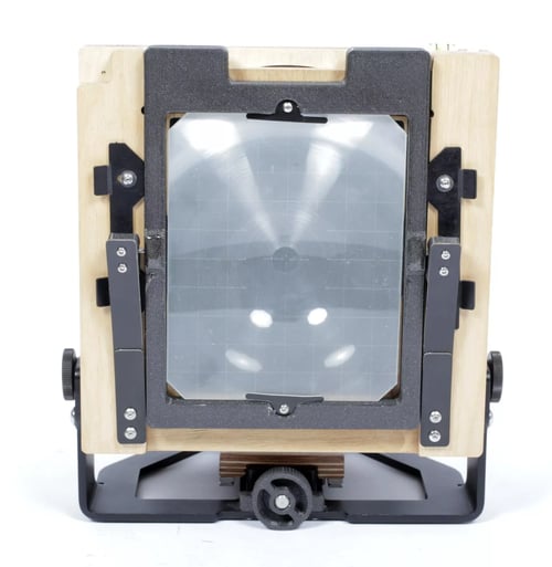 Image of Intrepid 4X5 MKIV Field camera w/ 135mm + 270mm lenses holders film fresnel #0342