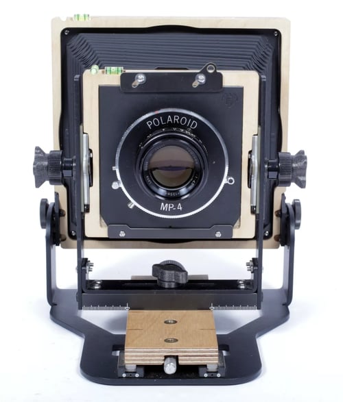 Image of Intrepid 4X5 MKIV Field camera w/ 135mm + 270mm lenses holders film fresnel #0342