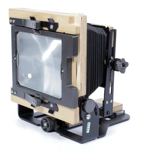 Image of Intrepid 4X5 MKIV Field camera w/ 135mm + 270mm lenses holders film fresnel #0342